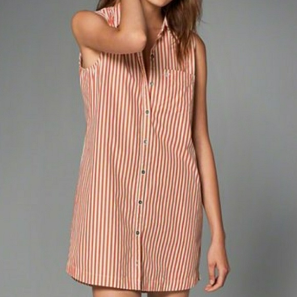 Abercrombie & Fitch Sleeveless shirt dress - Picture 1 of 3